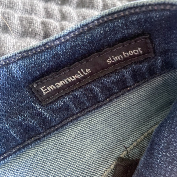 CITIZENS OF HUMANITY Emannuelle Slim Boot Jeans Worn - Picture 5 of 6